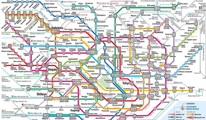How is Tokyo preparing for the Olympics? metro area map